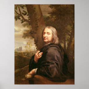 Porträtt till Philippe de Champaigne, 1668 Poster