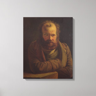 Porträtt till Pierre Joseph Proudhon Canvastryck