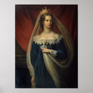 Porträtt till Princess Charlotte von Preussen Poster
