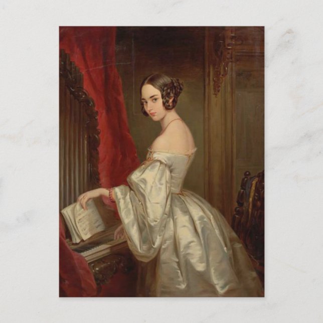 Porträtt till Princess Maria Ivanovna Kochubey Vykort (Framsida)