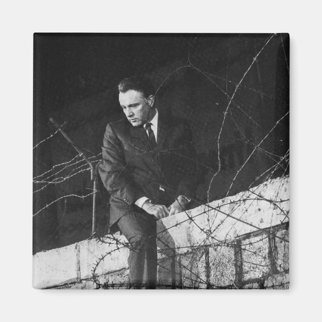 Porträtt till Richard Burton Magnet (Framsidan)