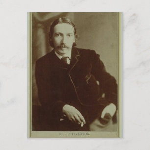 Porträtt till Robert Louis Balfour Stevenson (1850 Vykort