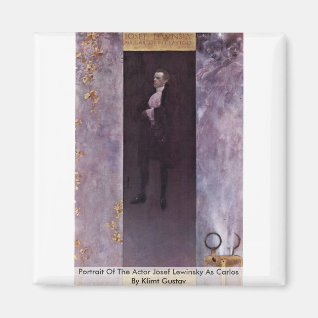 Porträtt till skådespelaren Josef Lewinsky som Car Magnet (Framsidan)