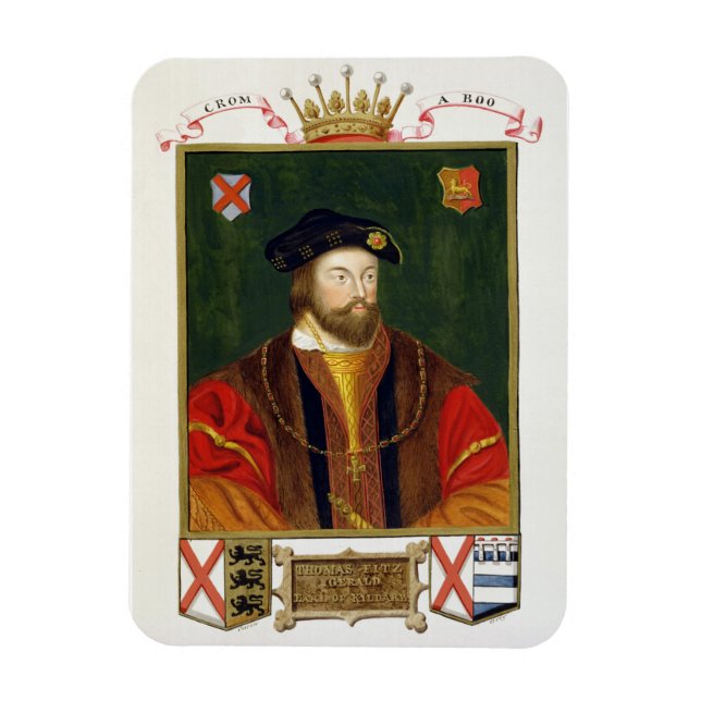Porträtt till Thomas Fitzgerald (1513-37) Lord Off Magnet (Vertikal)