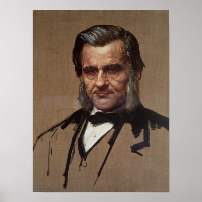 Porträtt till Thomas Henry Huxley Poster (Framsidan)