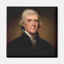 Porträtt till Thomas Jefferson (av Rembrandt Peale Magnet