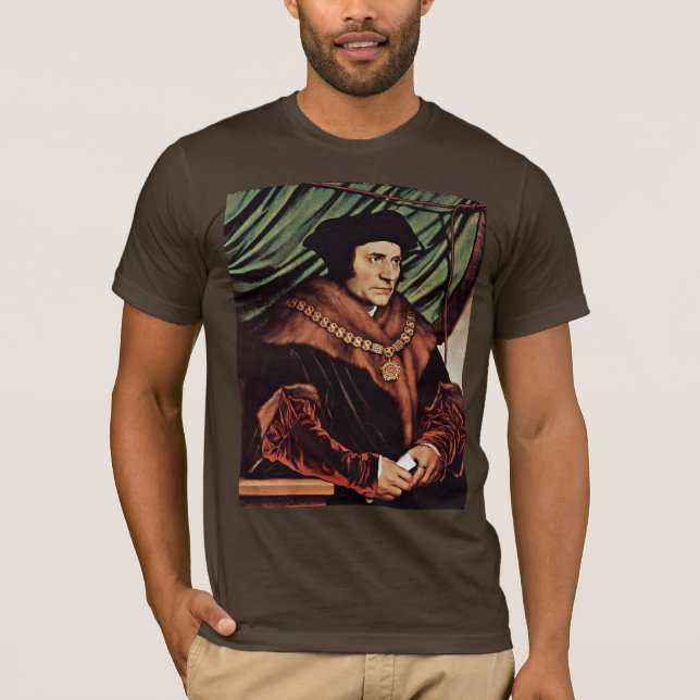 Porträtt till Thomas mer av Hans Holbein Tee (Framsida)