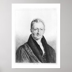 Porträtt till Thomas Robert Malthus Poster