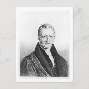 Porträtt till Thomas Robert Malthus Vykort