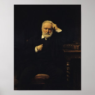 Porträtt till Victor Hugo 1879 Poster