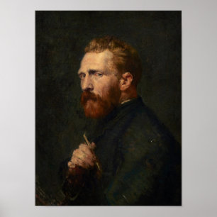 Porträtt till Vincent van Gogh av John Peter Russ Poster