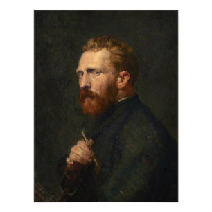 Porträtt till Vincent van Gogh av John Peter Russe Fototryck