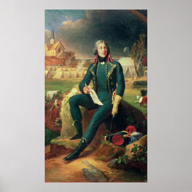 Porträtt vid general Louis-Lazare Hoche Poster (Framsidan)