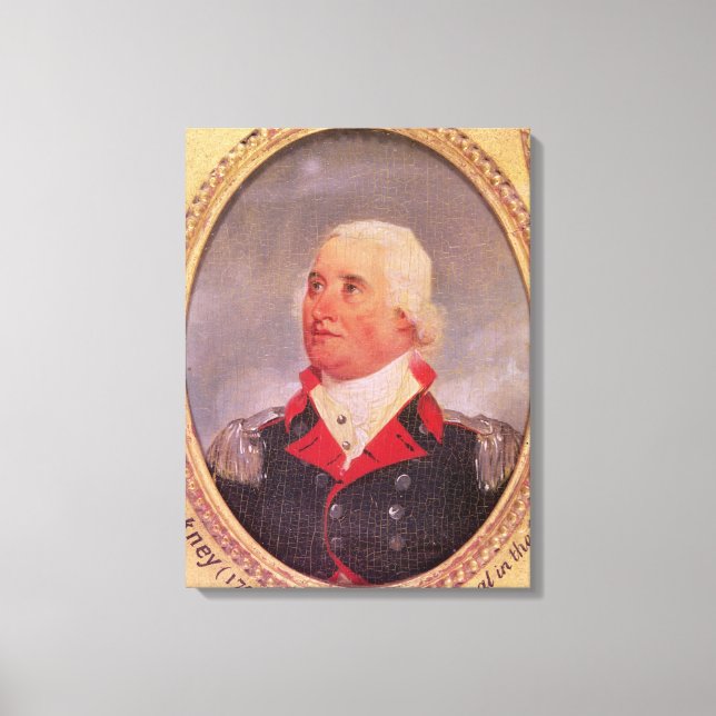Porträtt vid generalmajor Charles C. Pinckney Canvastryck (Framsida)