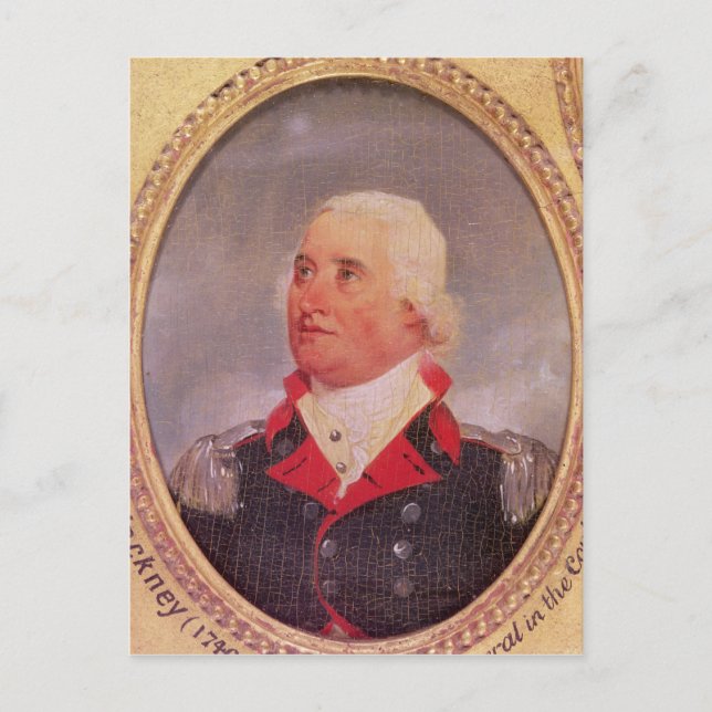Porträtt vid generalmajor Charles C. Pinckney Vykort (Framsida)