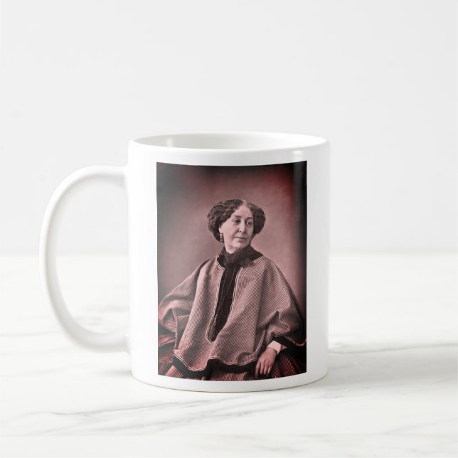 Porträtt vid George Sand av Nadar Kaffemugg (Vänster)