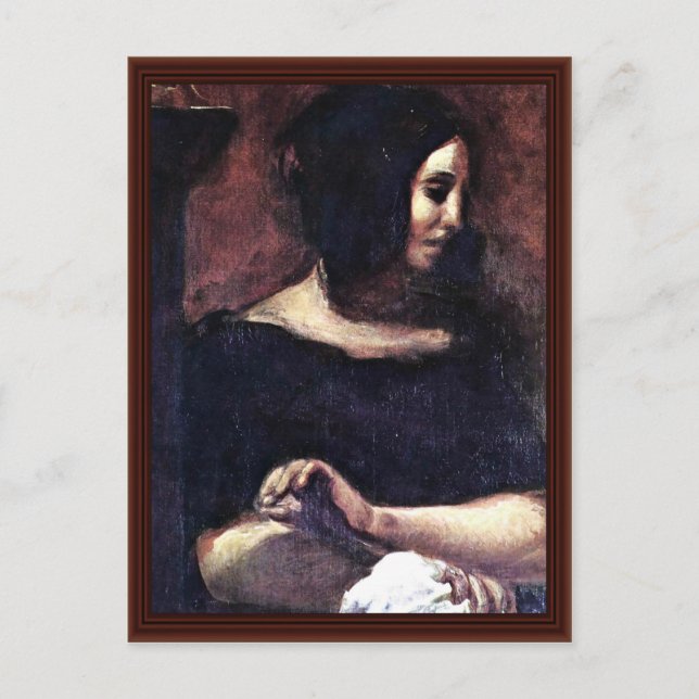 Porträtt vid George Sand Vykort (Framsida)