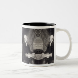 Porträtt vid George Washington mugg