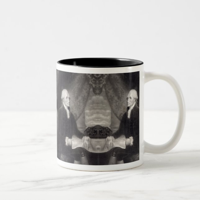 Porträtt vid George Washington mugg (Höger)