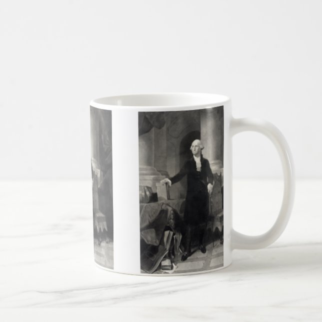 Porträtt vid George Washington mugg (Höger)