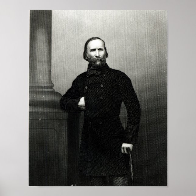 Porträtt vid Giuseppe Garibaldi Poster (Framsidan)