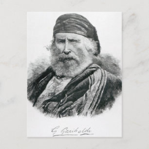 Porträtt vid Giuseppe Garibaldi Vykort
