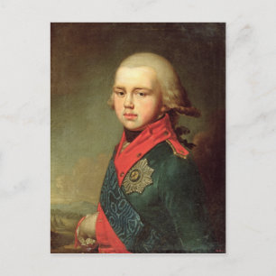 Porträtt vid Grand Duke Konstantin Pavlovich Vykort