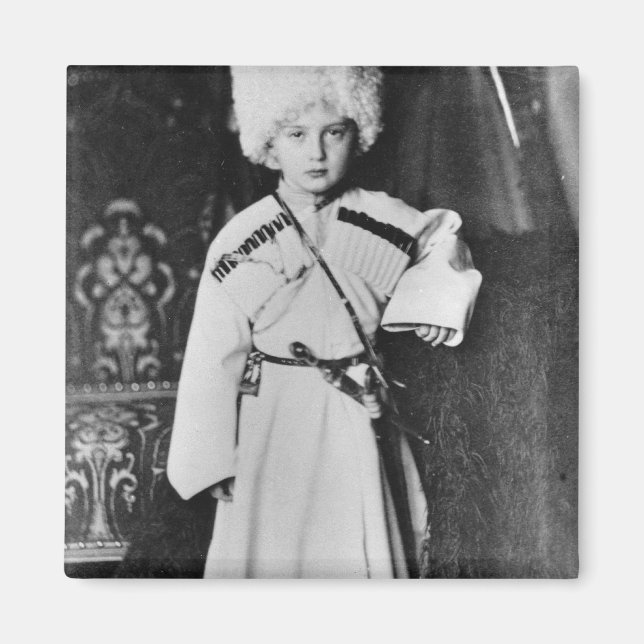 Porträtt vid Grand Duke Nicholas Mikhailovich Magnet (Framsidan)