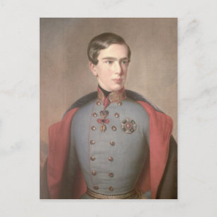 Porträtt vid kejsare Franz Joseph av Österrike Vykort