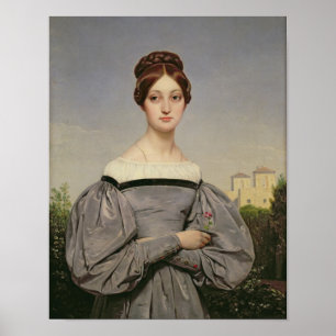 Porträtt vid Louise Vernet Dotter till Poster