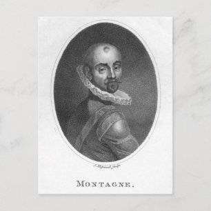 Porträtt vid Michel de Montaigne Vykort