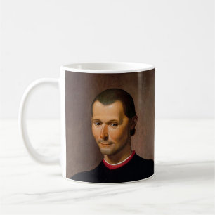 Porträtt vid Niccolò Machiavelli Kaffemugg