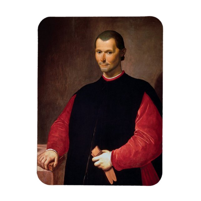 Porträtt vid Niccolò Machiavelli Magnet (Vertikal)