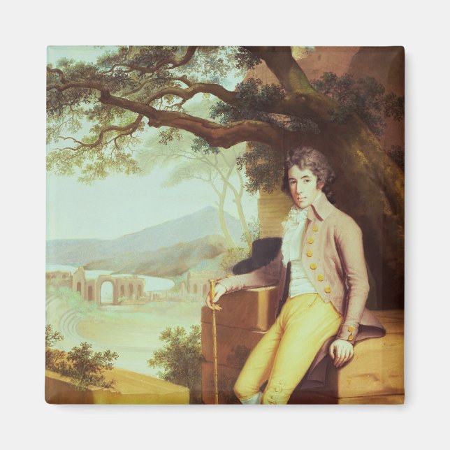 Porträtt vid överste David La Touche i Marcey Magnet (Framsidan)