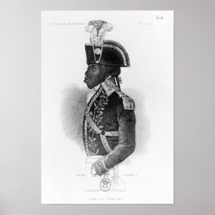 Porträtt vid Toussaint L'Ouverture Poster