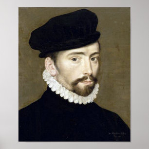 Porträtt Villeroy renaissance Poster