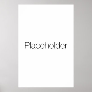 Porträttaffischmall Poster