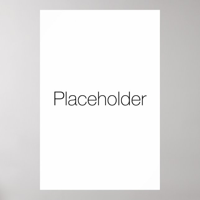 Porträttaffischmall Poster (Framsidan)