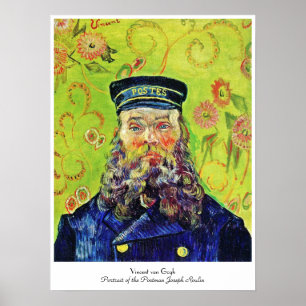 Porträttbrevbärare Joseph Roulin Vincent Van Gogh Poster