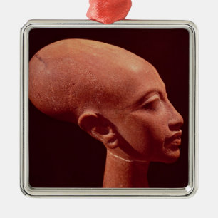Porträttbyst av en dotter av kungen Akhenaten Julgransprydnad Metall