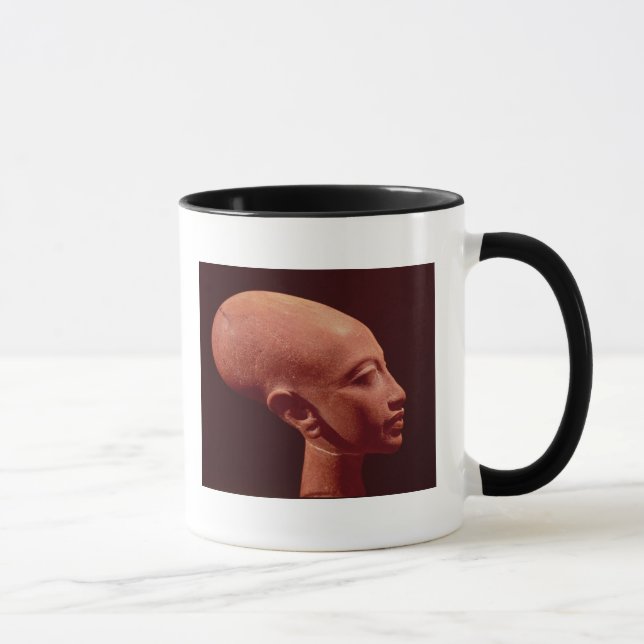 Porträttbyst av en dotter av kungen Akhenaten Mugg (Höger)
