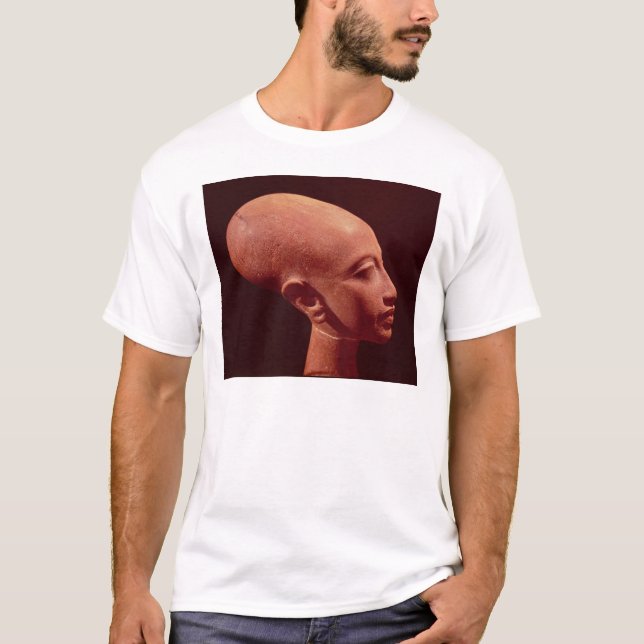 Porträttbyst av en dotter av kungen Akhenaten T-shirt (Framsida)