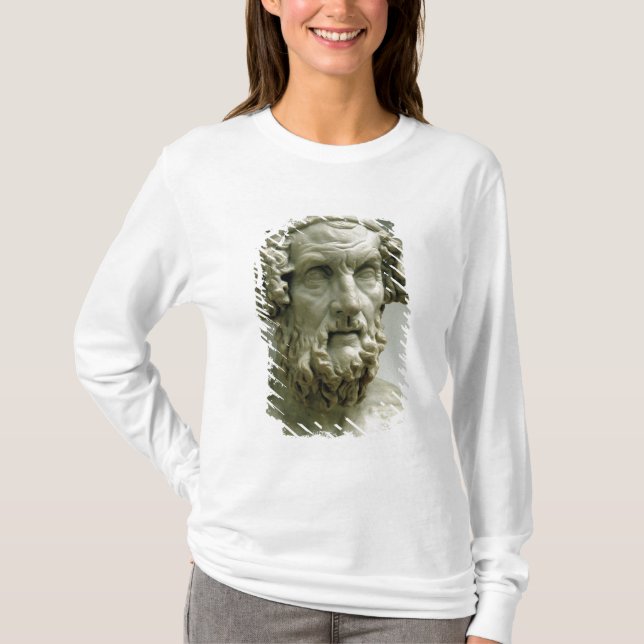 Porträttbyst av Homer T-shirt (Framsida)