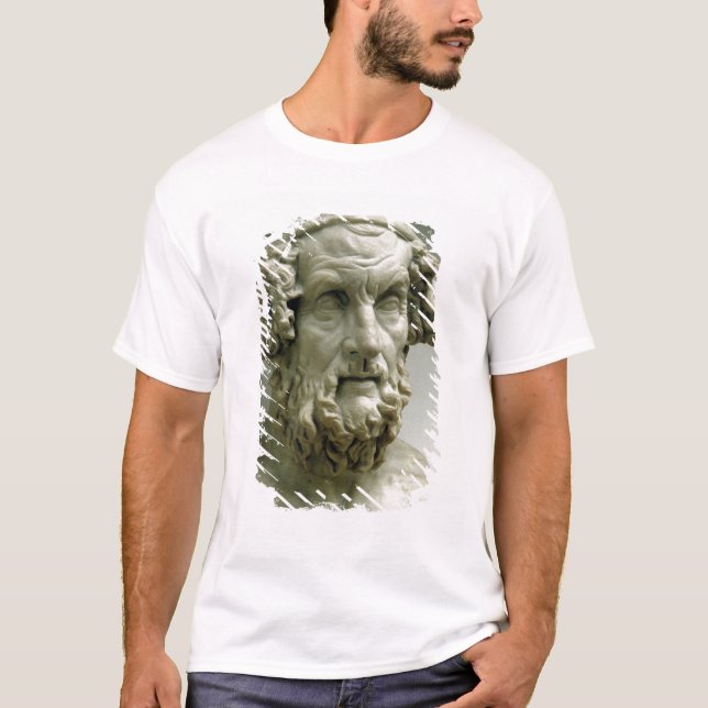 Porträttbyst av Homer Tee Shirt (Framsida)