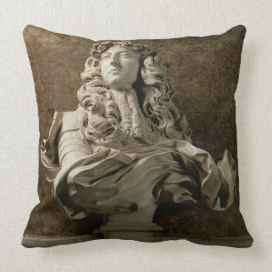 Porträttbyst av Louis XIV (1638-1715), 1665, Kudde
