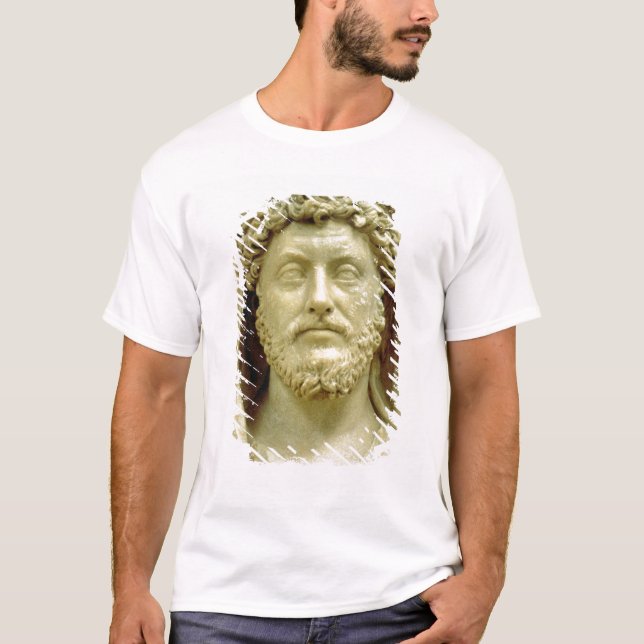 Porträttbyst av Marcus Aurelius T-shirt (Framsida)