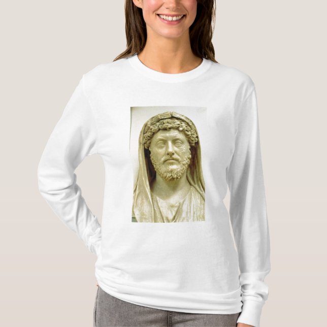 Porträttbyst av Marcus Aurelius T-shirt (Framsida)
