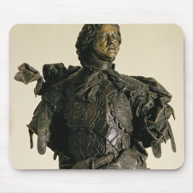 Porträttbyst av Peter mig, 1723-29 Musmatta (Framsidan)