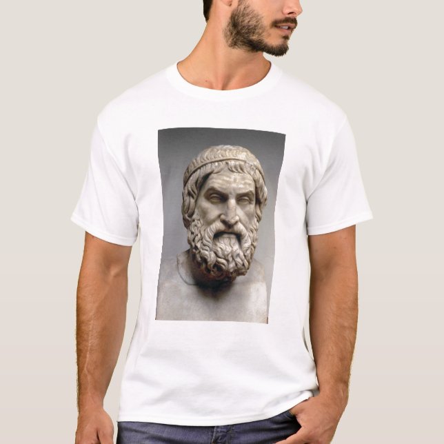 Porträttbyst av Sophocles T-shirt (Framsida)