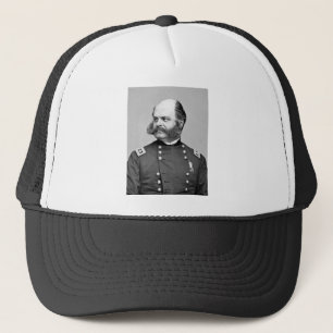 PorträttinbördeskrigGeneral Ambrose E. Burnside Keps